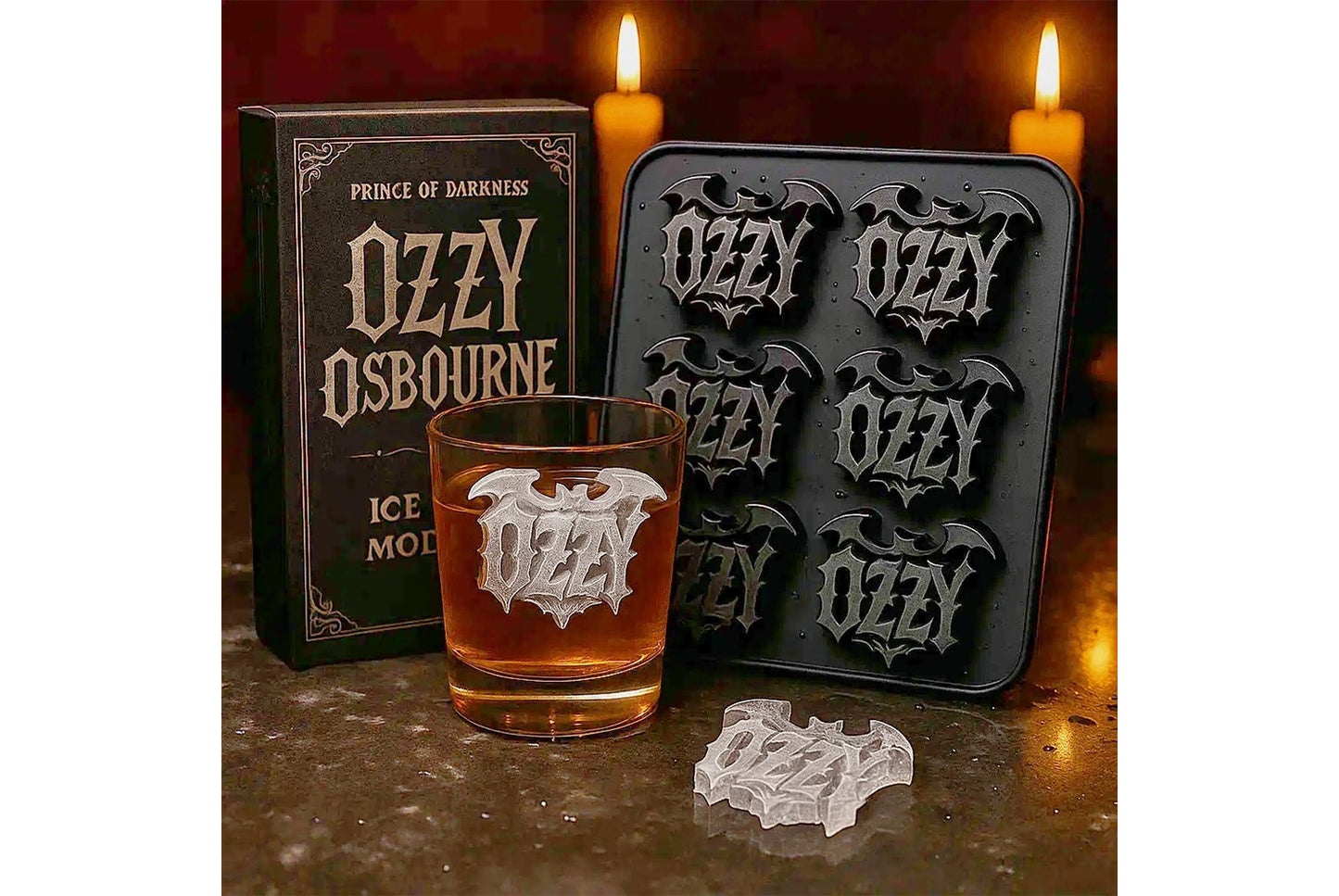 **Ozzy Osbourne Ice Cube Mold | Rock Themed Ice Maker**