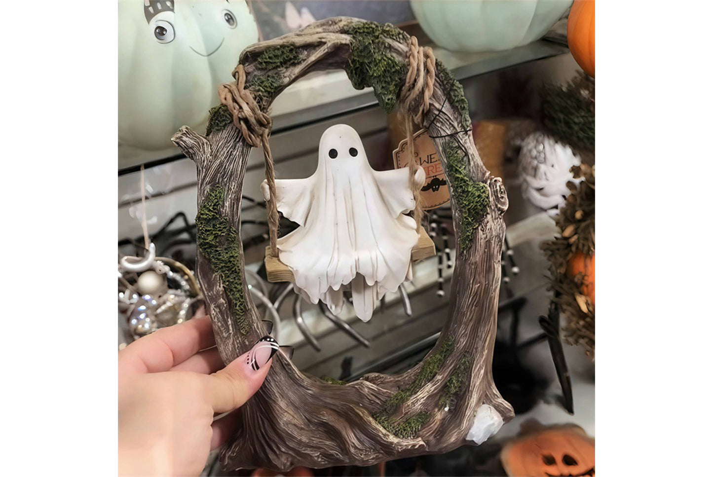 Cute Halloween Spooky Tree Swing Decoration