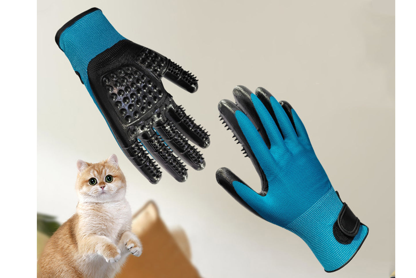 Pet Bathing Massage Gloves