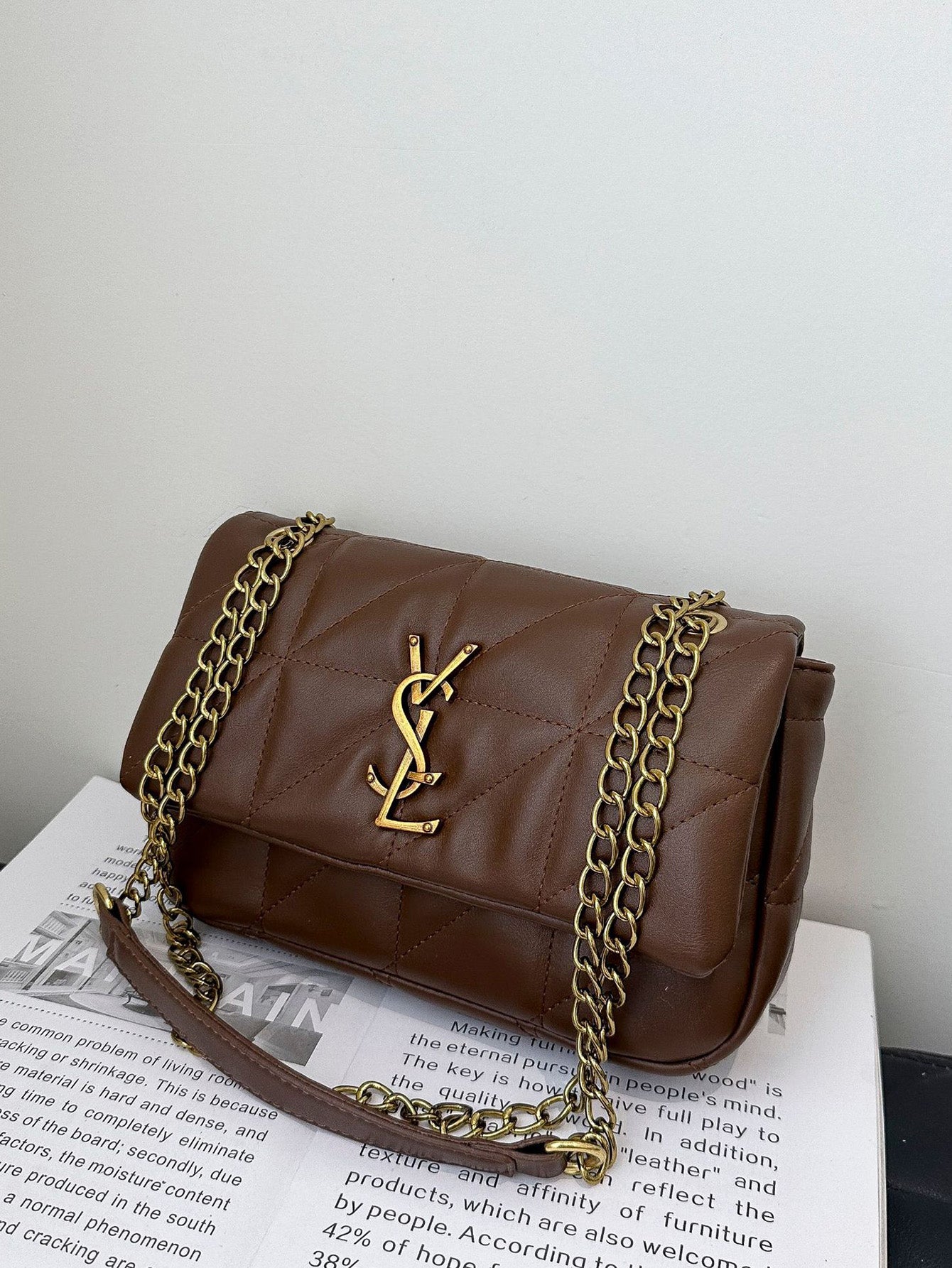 Elegant Quilted Chain Strap Shoulder Bag – The Perfect Blend of Style & Functionality - 4 colors