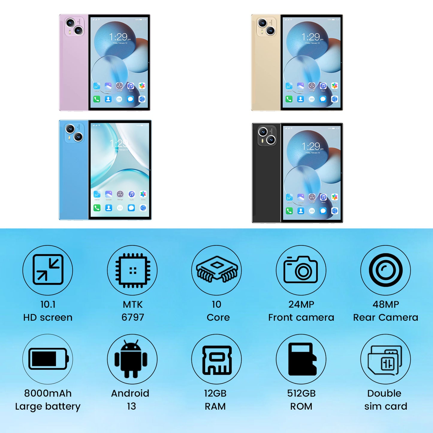 # i16Pro 10.1-inch Smart Tablet