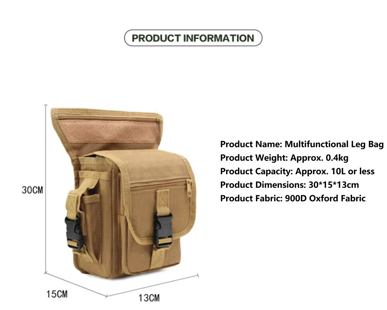 Multi-functional Leg Pouch