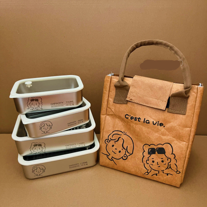 304 Stainless Steel Food Storage Container
