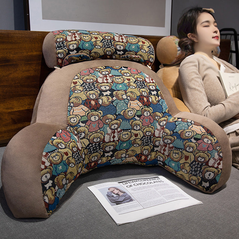 Soft Backrest Cushion with Lumbar Support