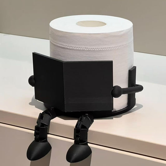 # Creative Toilet Paper Holder Desktop Ornament 2PACK