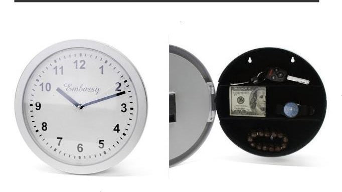 **clock safe clock safe jewelry storage box**
