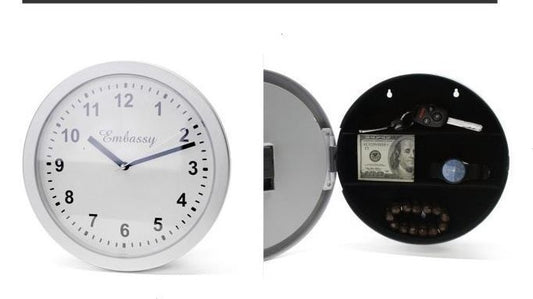 **clock safe clock safe jewelry storage box**