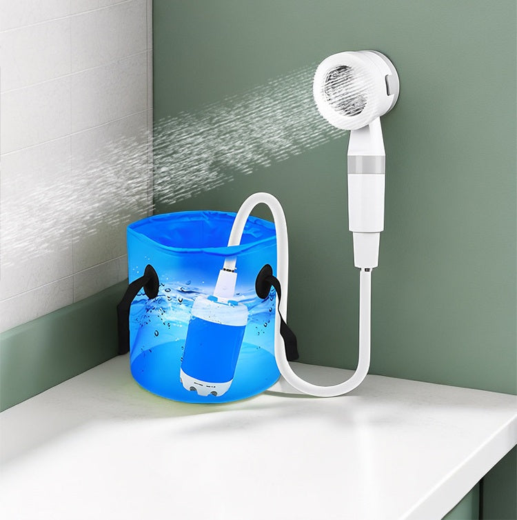 # Portable Outdoor Electric Shower