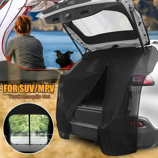 # Car Tailgate Magnetic Mosquito Net