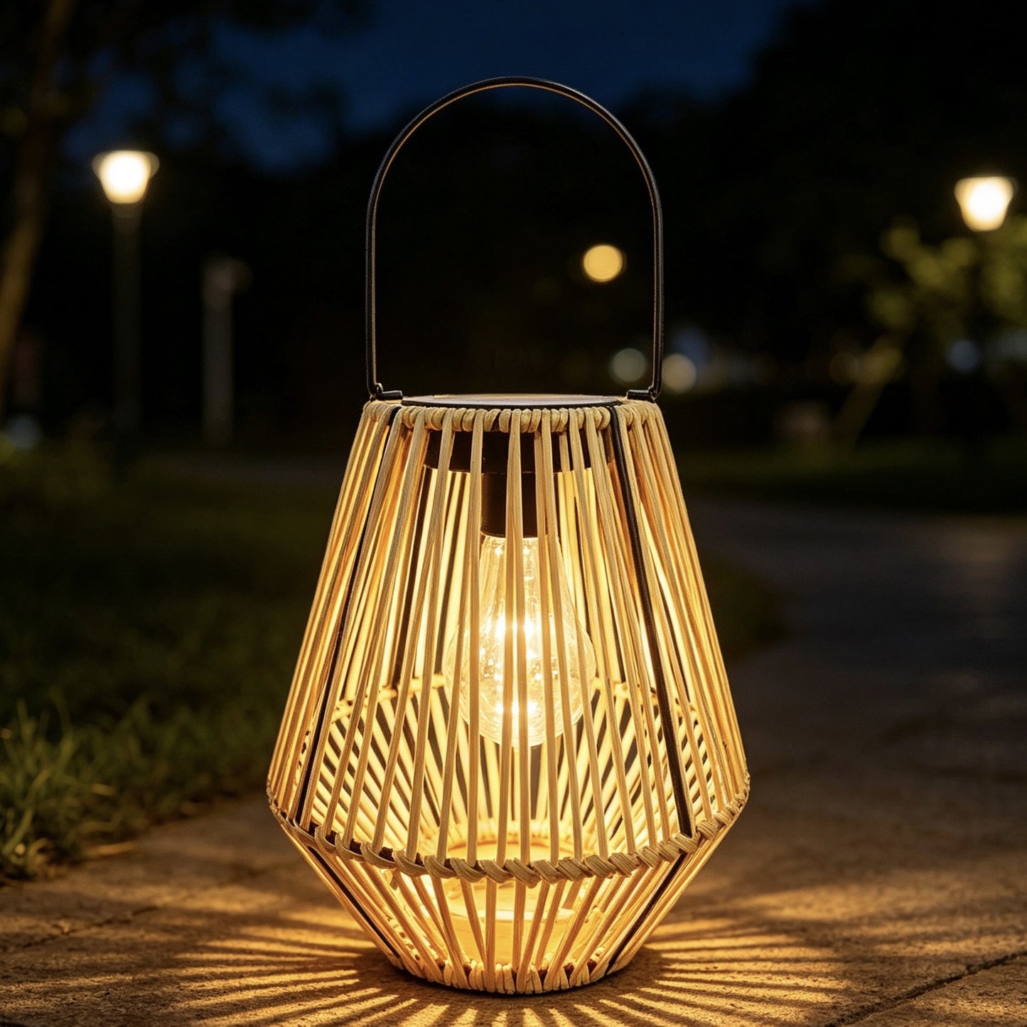 # Solar-Powered Garden Hanging Light