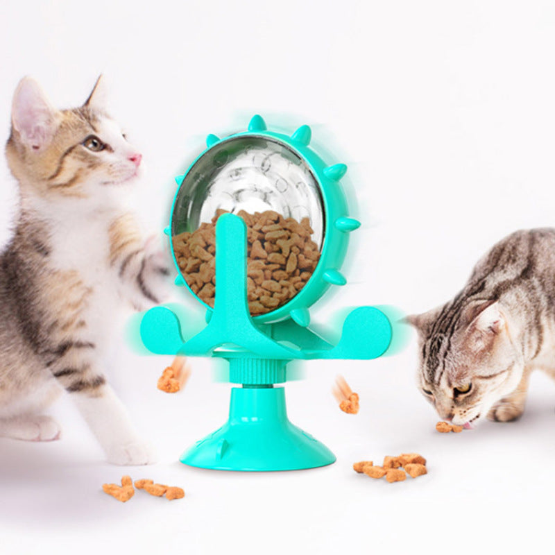 # Pet Windmill Wheel Food Dispenser for Suspicion