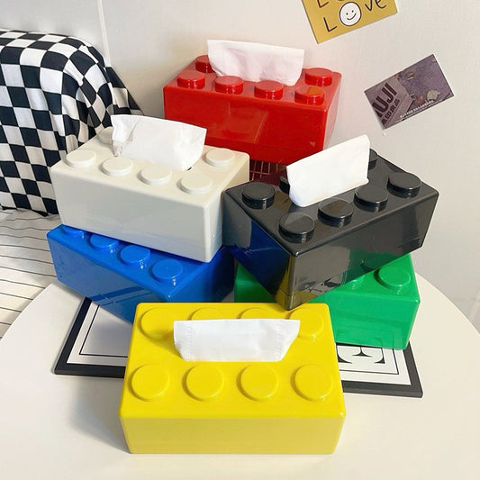 Creative Building Block Tissue Box