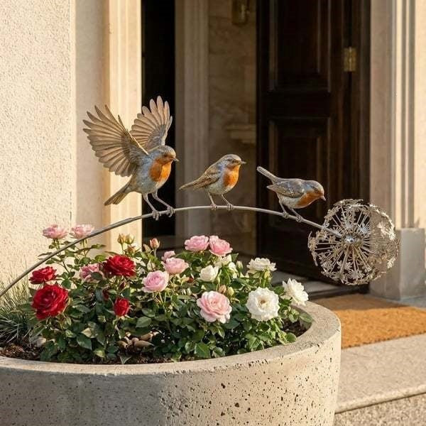 # Bird-Shaped Garden Decor Pedal
