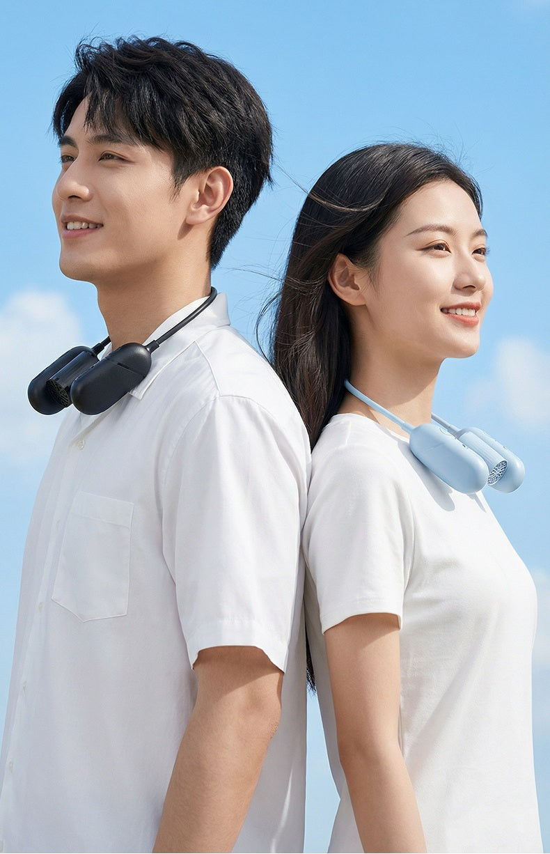 # Adjustable Wide-Angle Neckband Portable Fan