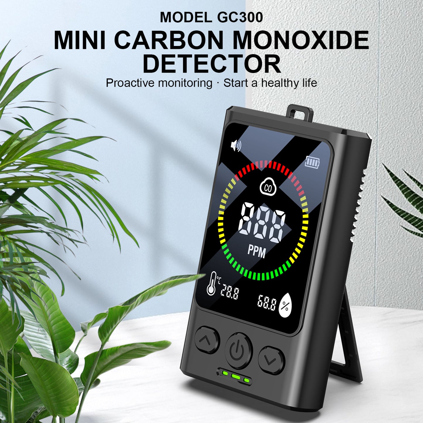 **Carbon Monoxide Detector | Toxic Gas Alarm | Air Quality Monitor**
