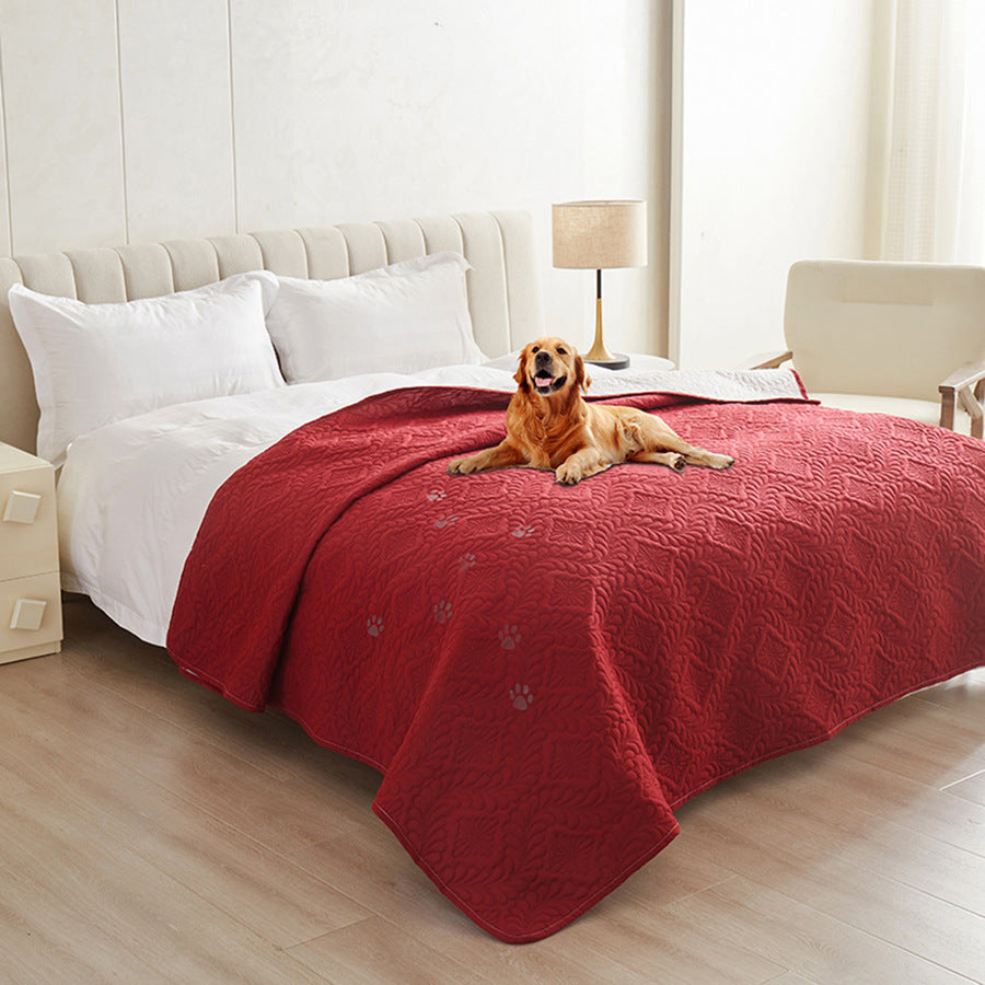 Pet Urine-Proof Bed Cover, All-Season Waterproof Sheet