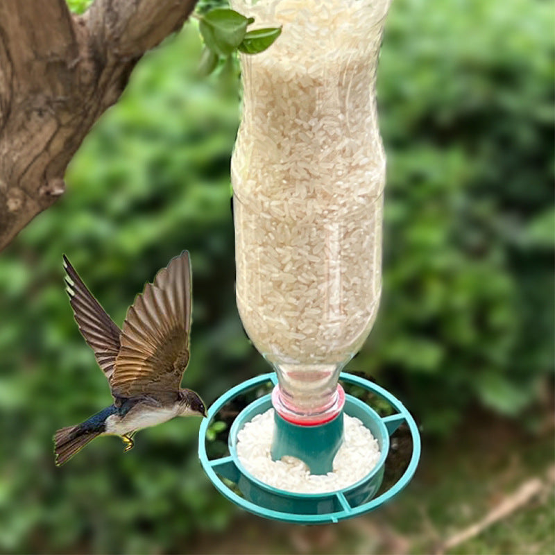 # Hanging Bottle-Neck Bird Feeder