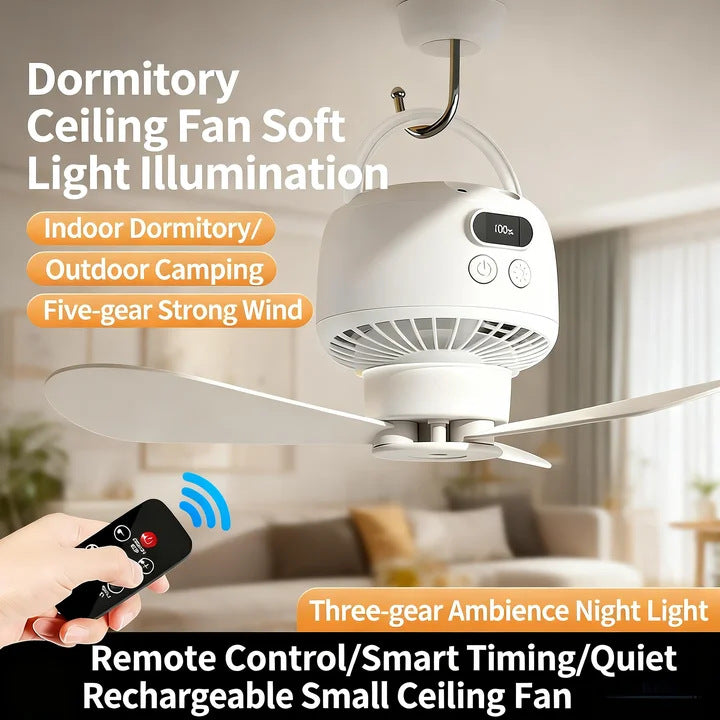 # Remote Control Ceiling Fan with Night Light