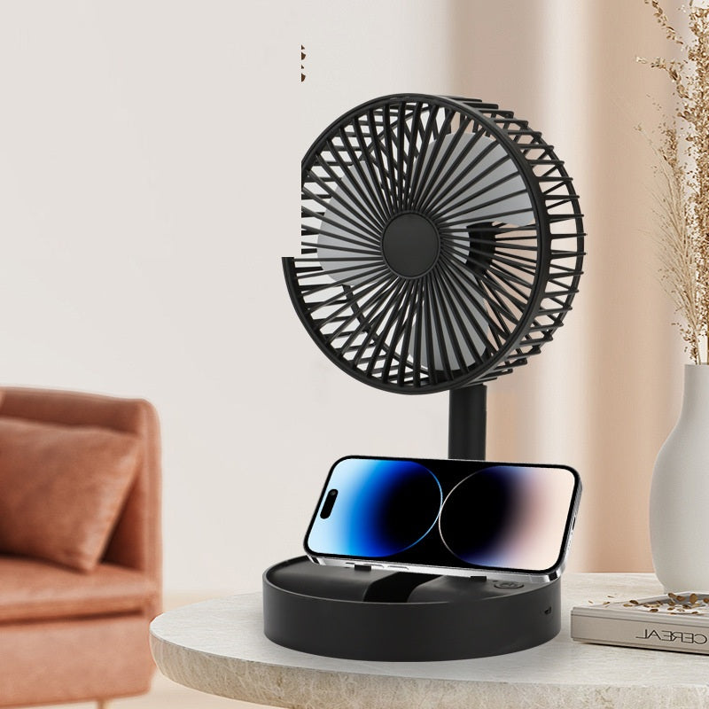 # Multifunctional Folding Telescopic Desktop Fan