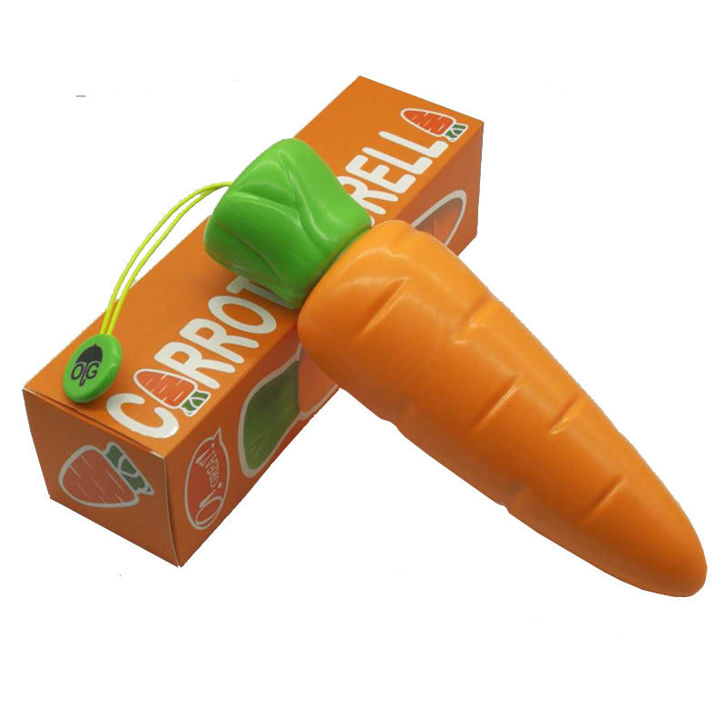 **Creative Cartoon Sunny Umbrella Carrot Folding Umbrella**