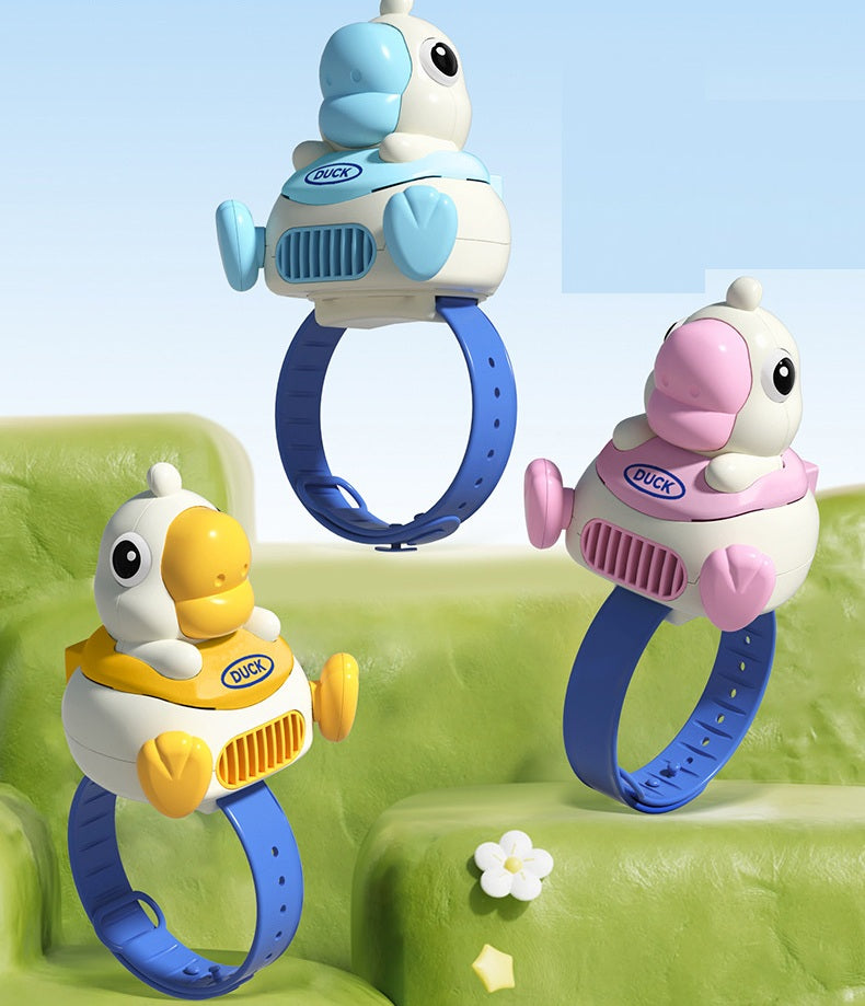 # Cartoon Watch Handheld Fan