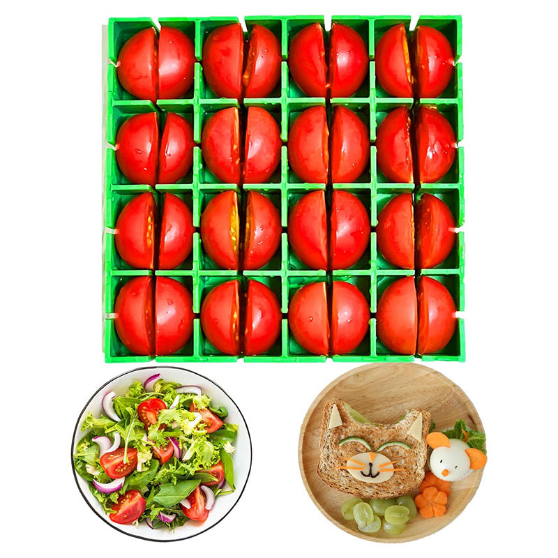 16-Compartment Quarter Fruit and Vegetable Cutter