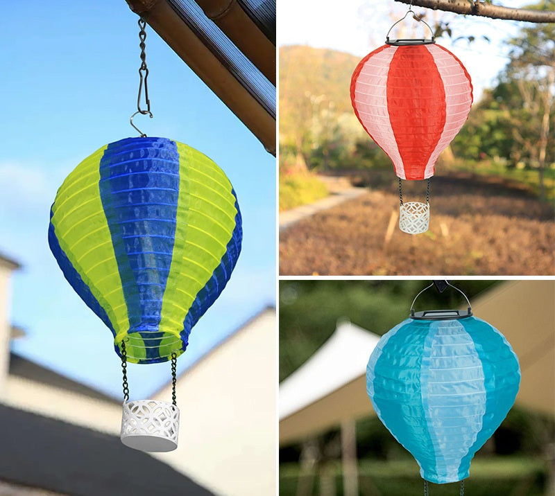 # Solar-Powered Hot Air Balloon Decorative Light