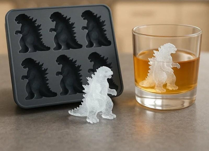 # Monster-Shaped Silicone Ice Cube Tray