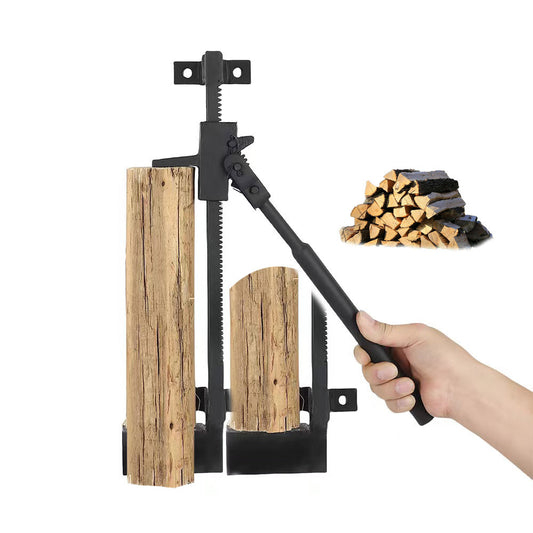 Manual Wall-Mounted Fireplace Firewood Splitter