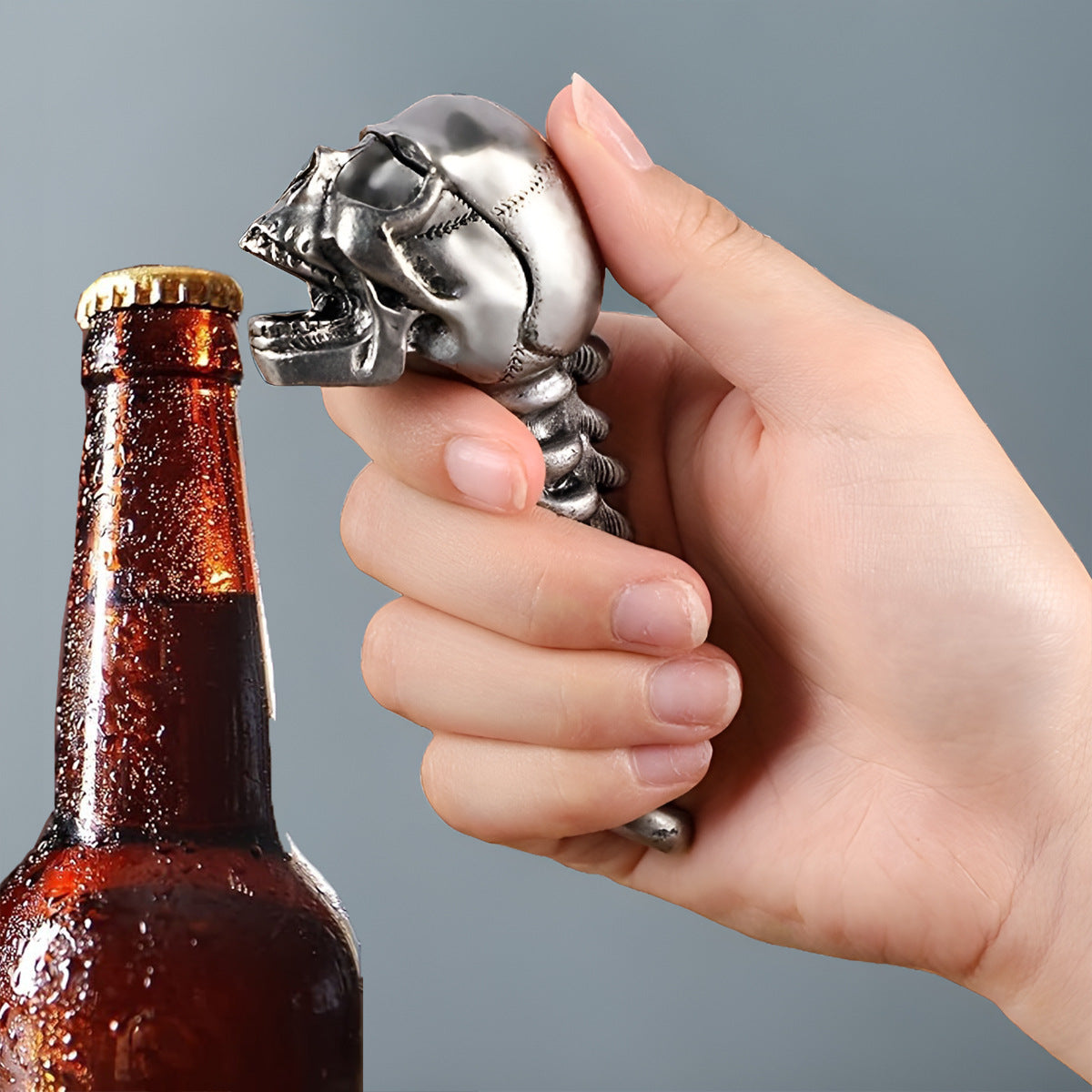 **Alloy skull bottle opener**
