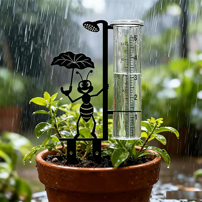# Metal Outdoor Rain Gauge