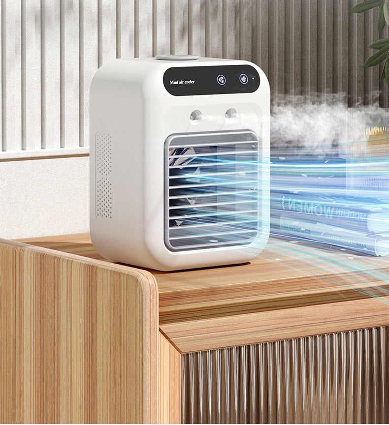 # USB Rechargeable Desktop Spray Air Cooler