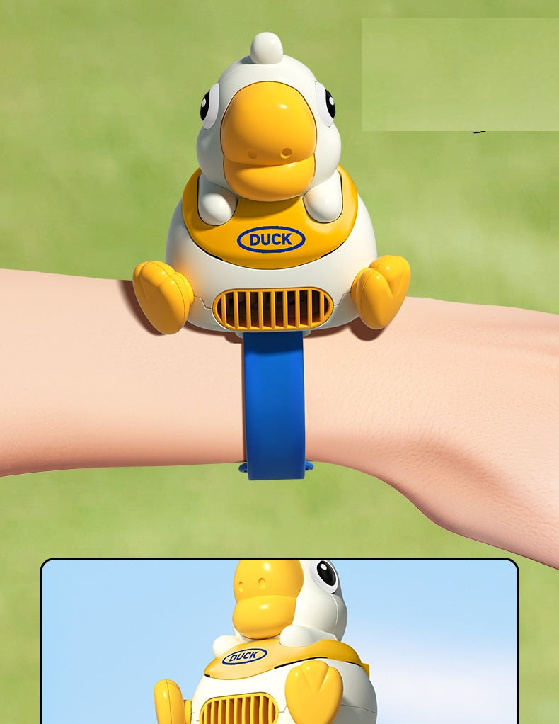 # Cartoon Watch Handheld Fan