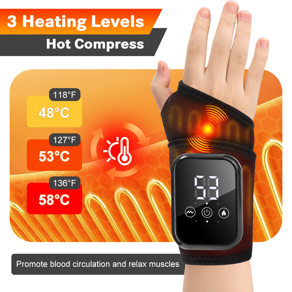 # Three-Level Heating and Three-Mode Vibration Wrist Support