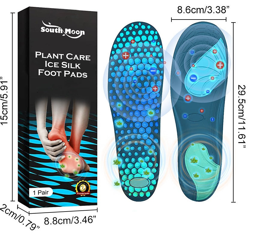 # Breathable Ice Silk Massage and Care Insoles
