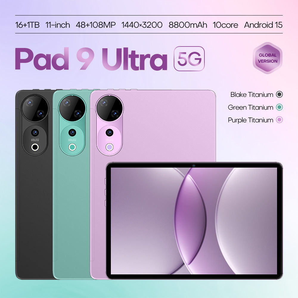 # Pad 9 Ultra Large-Screen Smart Tablet