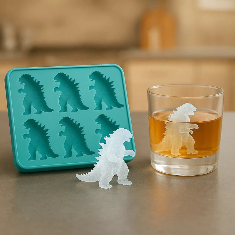 # Monster-Shaped Silicone Ice Cube Tray