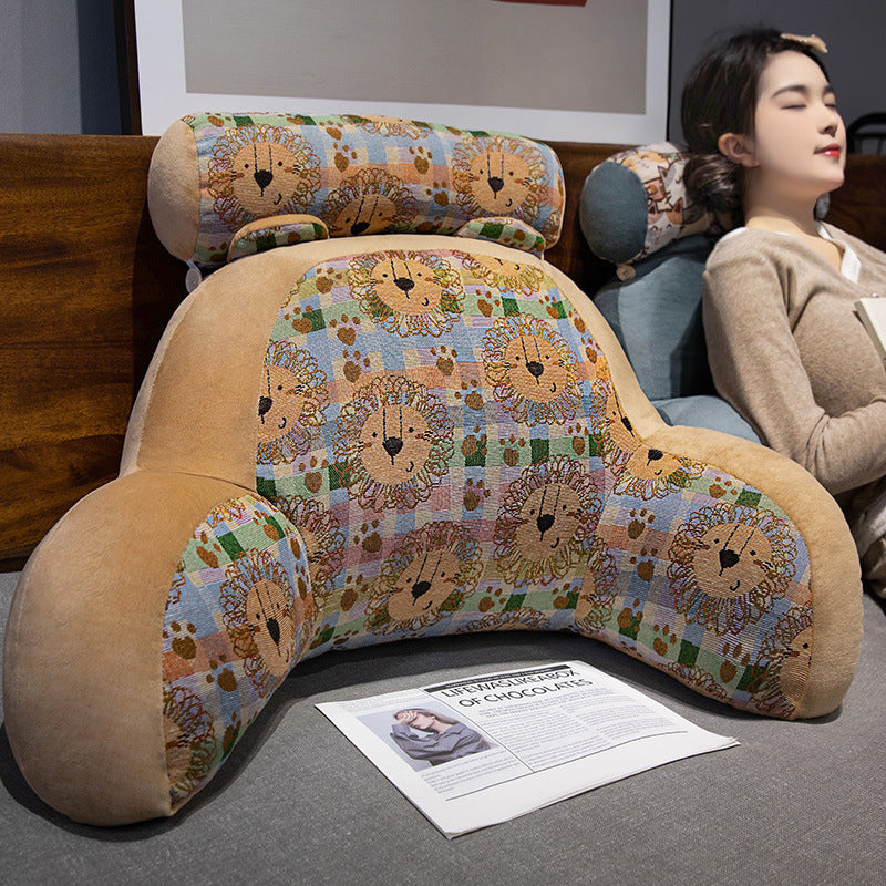 Soft Backrest Cushion with Lumbar Support