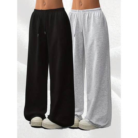 Loose-fitting, Casual, Slimming Wide-Leg Pants