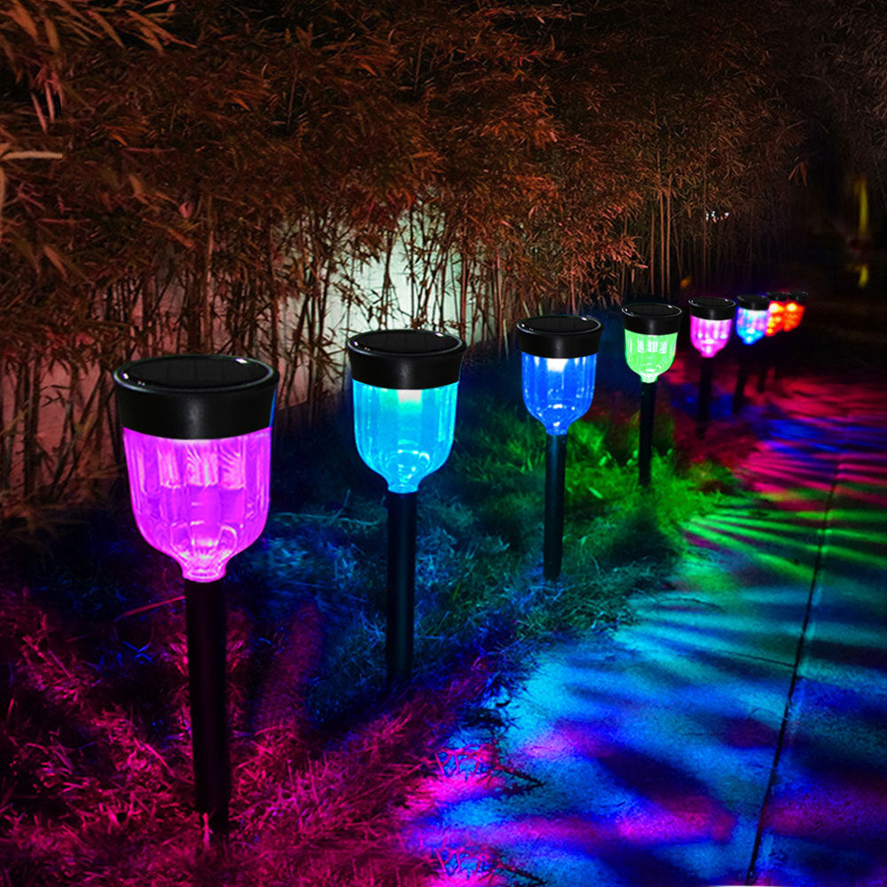 # Solar-Powered Ground-Plug Lawn Landscape Light