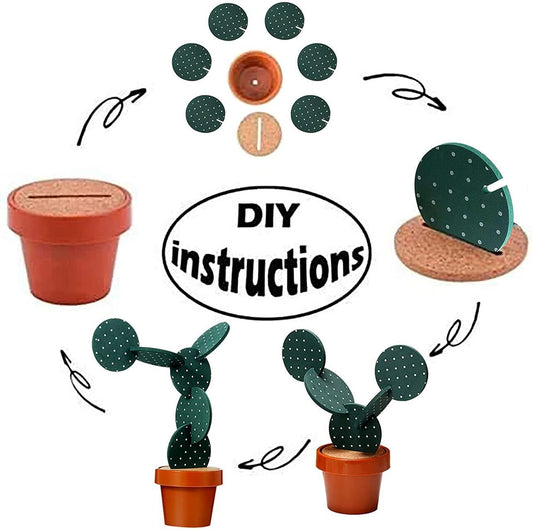 DIY Creative Cactus Coaster