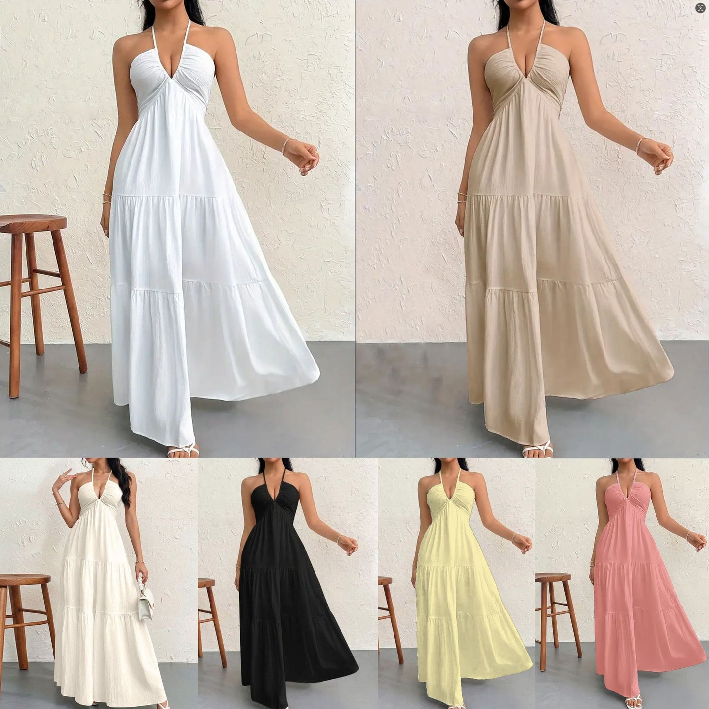 # Off-Shoulder Waist-Defining Dress