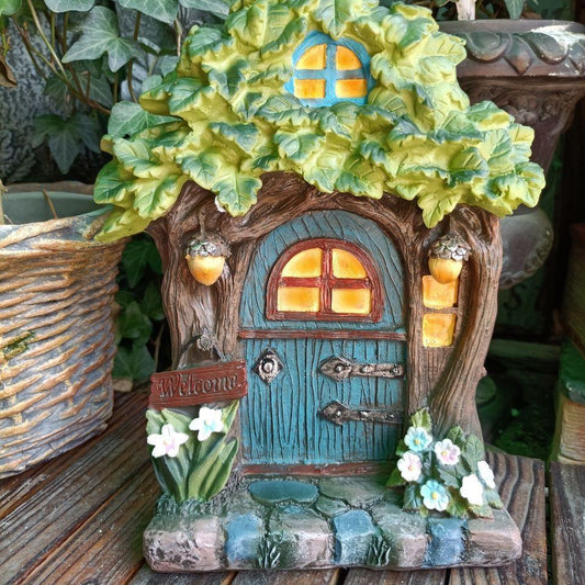 Fairy House Resin Ornament