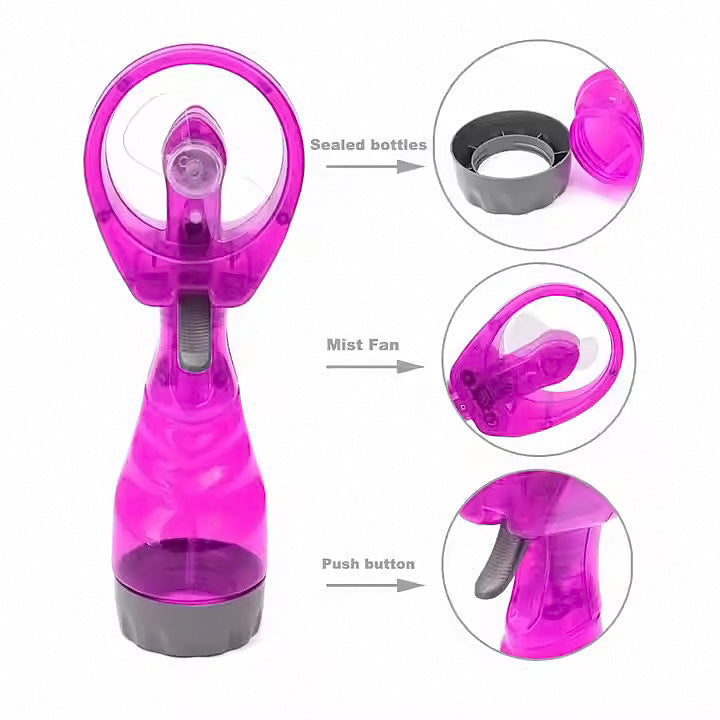 # Handheld Water Spray Cooling Fan
