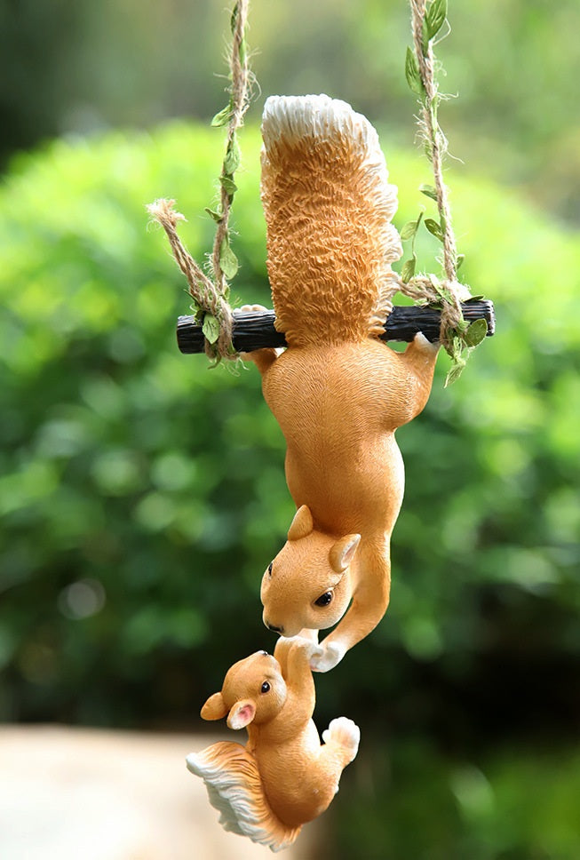 **Simulated Resin Animal Garden Hanging Ornaments**