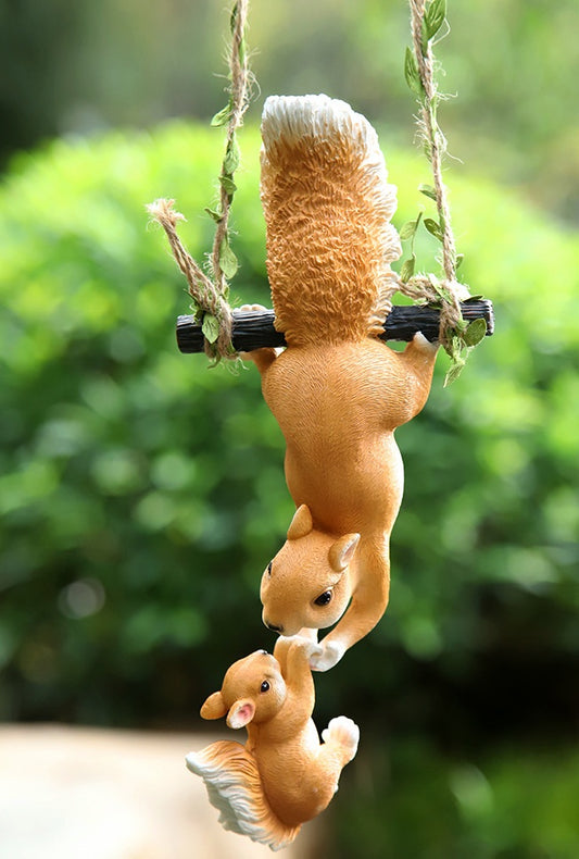 **Simulated Resin Animal Garden Hanging Ornaments**