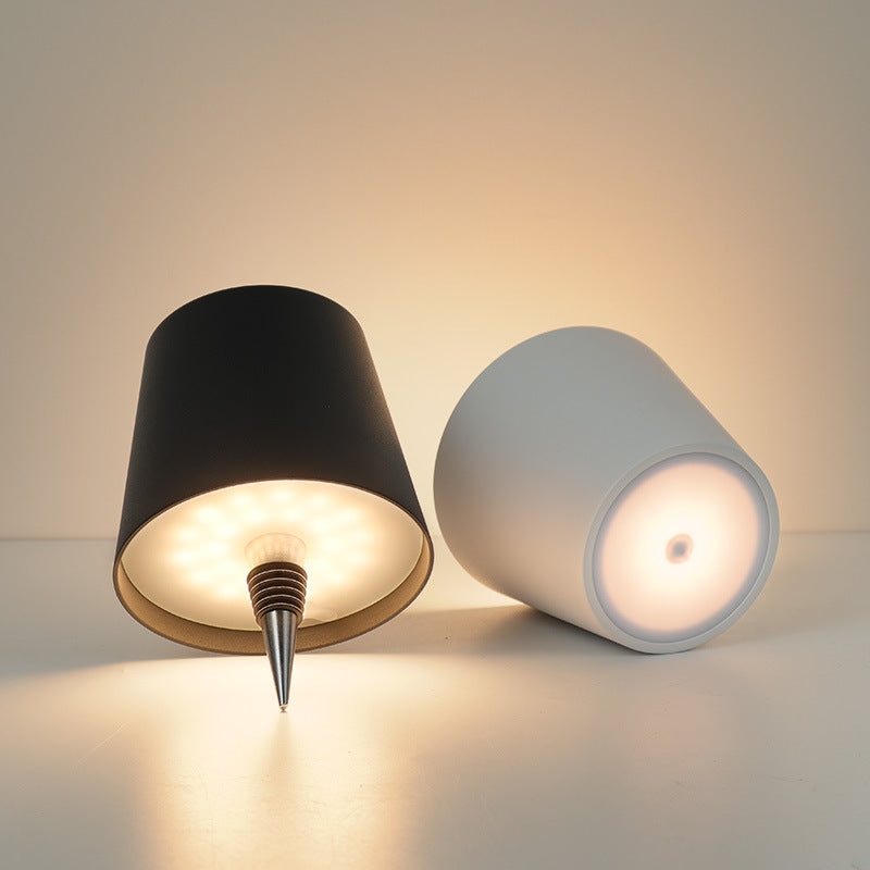LED Ambient Table Lamp with Insert-Type Wine Bottle Design