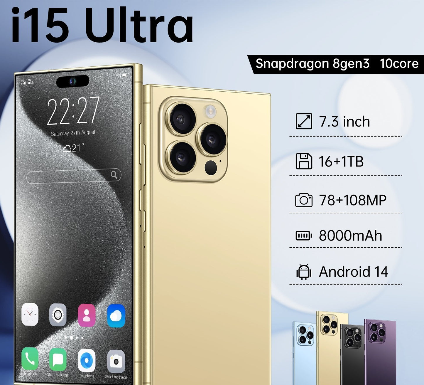 # I15 Ultra Smartphone