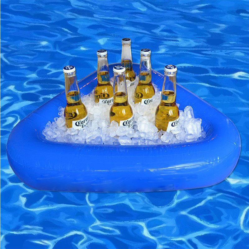# Inflatable Triangular Six-Hole Water Cup Holder/Float