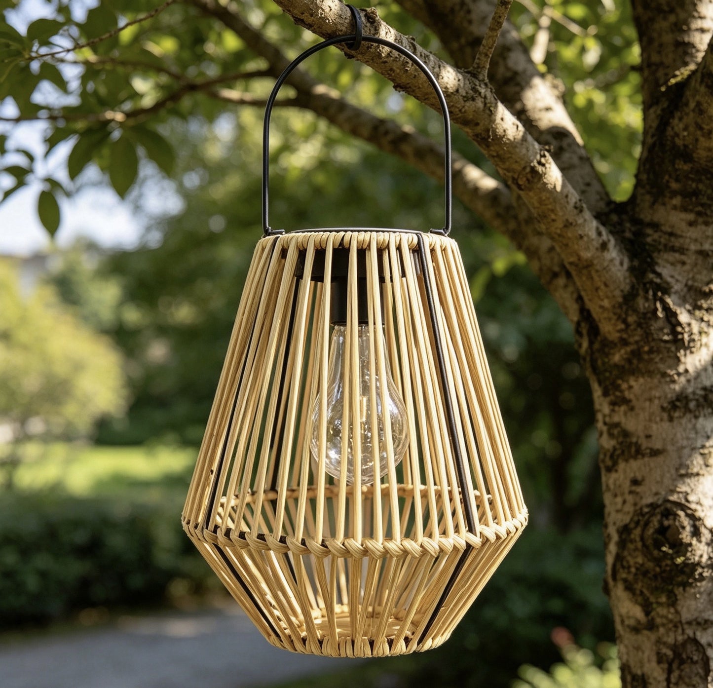 # Solar-Powered Garden Hanging Light